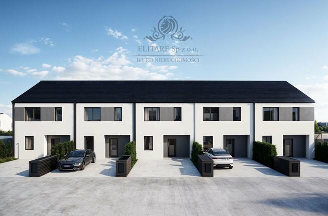 DOM szereg środkowy 102,50m2 z działką 148m2m2, Iwiny Siechnice