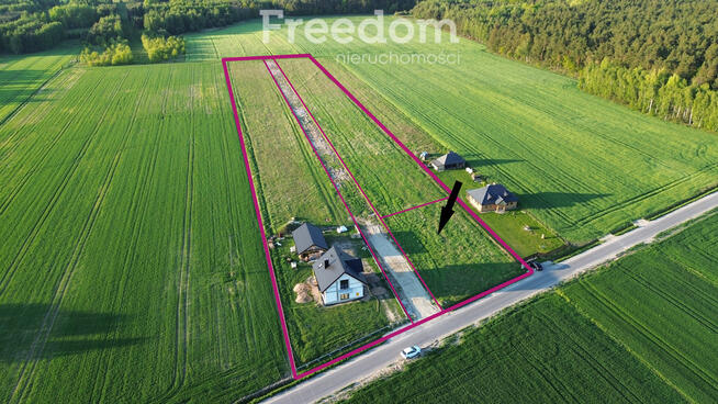 Urokliwa działka przy lesie 1400m2 Sobakówek z WZ