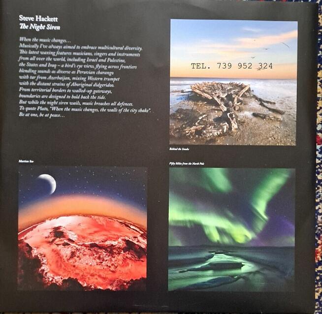 Steve Hackett The Night Siren (2LP+CD)