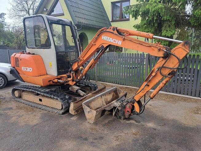 ładowarka BOBCAT A220/duża 1T/ i koparka Hitachi ex30 3T