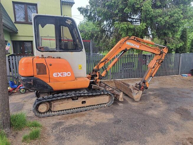 ładowarka BOBCAT A220/duża 1T/ i koparka Hitachi ex30 3T