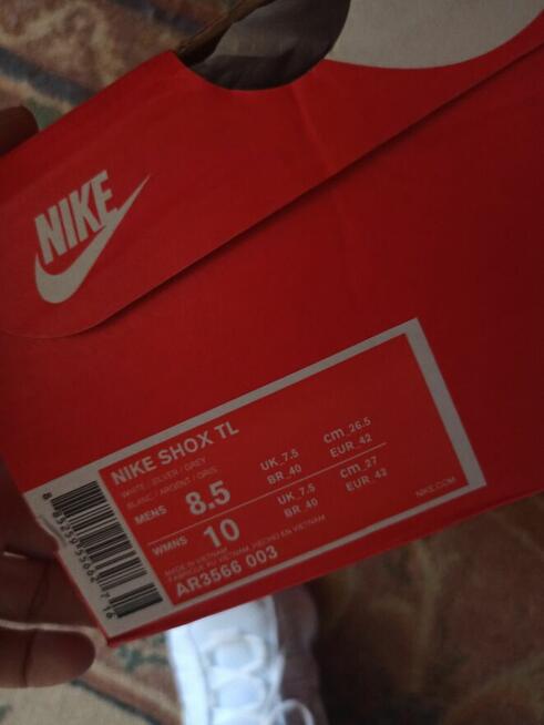 Nike Shox white 42