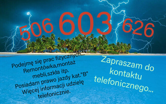 Poszukuję pracy fizycznej...