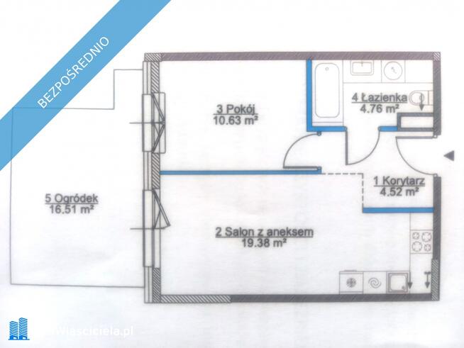 40 m2 / 2 POKOJE / OGRÓDEK / GARAŻ / BLISKO METRA - bezpośrednio !!!!
