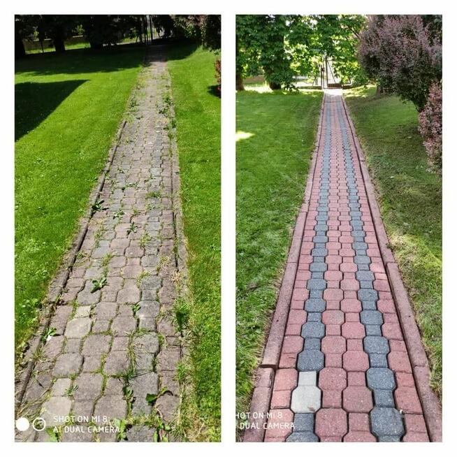 Mycie kostki brukowej, elewacji Małopolska