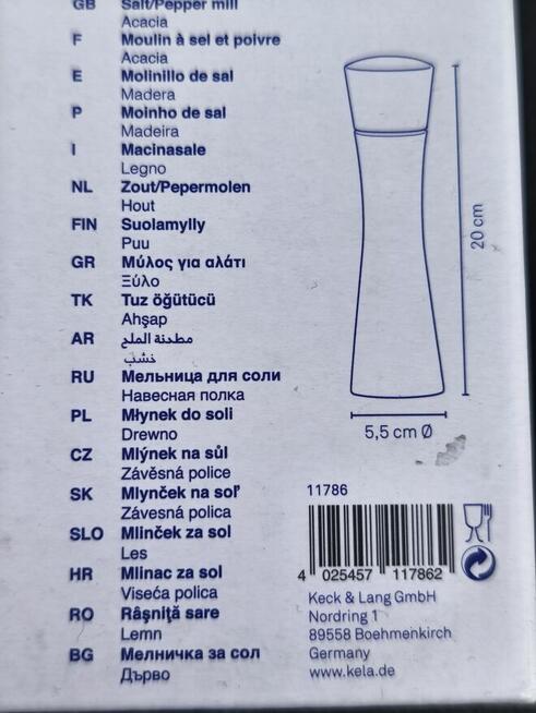 Młynek do soli i pieprzu