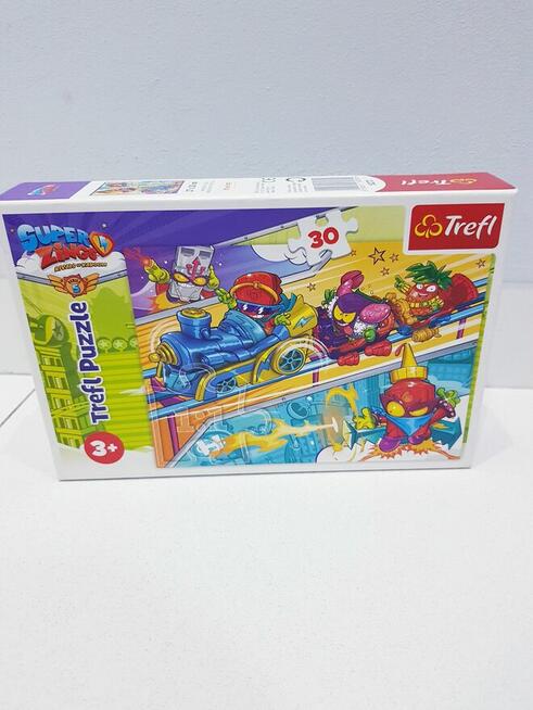 Edukacyjne puzzle Super Zings dla dzieci 3+