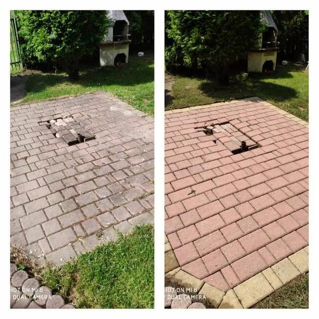 Mycie kostki brukowej, elewacji Małopolska