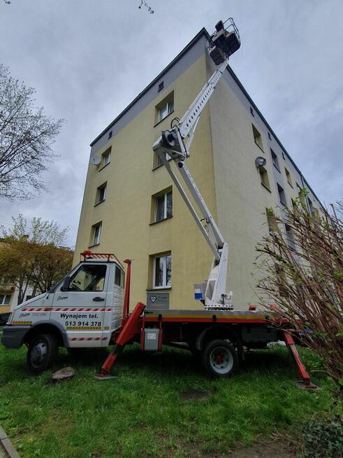 Podnośnik koszowy Zwyżka Żywiec wynajem