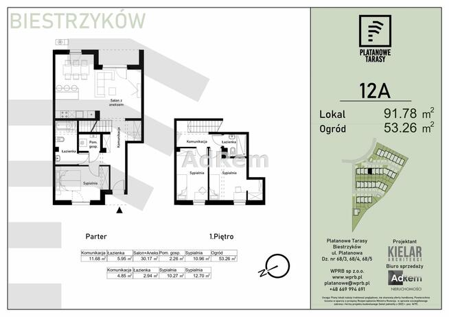 Mieszkanie Biestrzyków gm. Siechnice, Platanowa