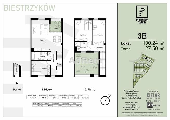 Mieszkanie Biestrzyków gm. Siechnice, Platanowa