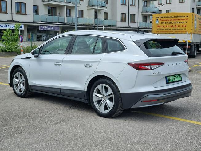 Škoda Enyaq Zasięg 548km WLTP 82kWh 204KM Super Stan Pompa Ciepła LED SOH82% FV23%
