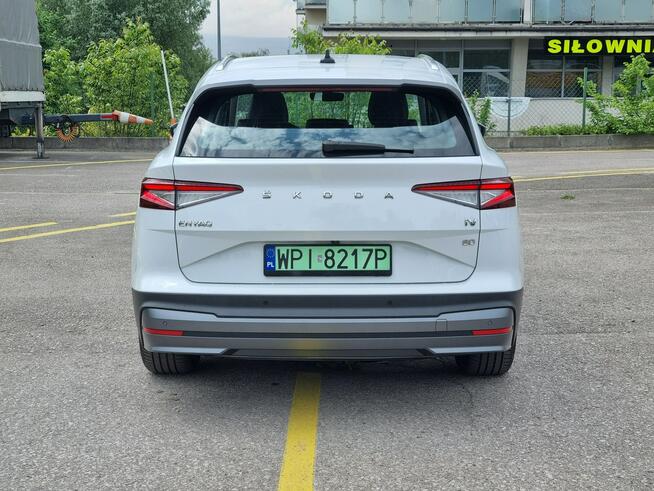 Škoda Enyaq Zasięg 548km WLTP 82kWh 204KM Super Stan Pompa Ciepła LED SOH82% FV23%