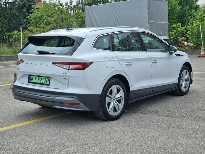 Škoda Enyaq Zasięg 548km WLTP 82kWh 204KM Super Stan Pompa Ciepła LED SOH82% FV23%
