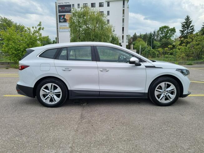 Škoda Enyaq Zasięg 548km WLTP 82kWh 204KM Super Stan Pompa Ciepła LED SOH82% FV23%