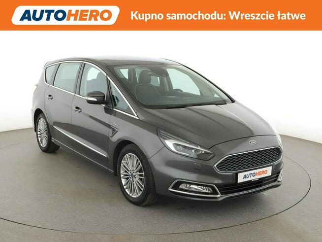 Ford S-Max 2.0BiTurbo Automat Vignale Panorama Navi Akt.Tempomat Grzana Skóra LED