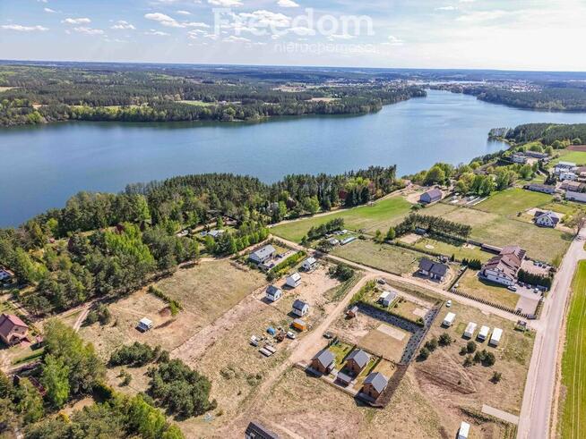 4 domki letniskowe, działka 2133m2, Kaszuby