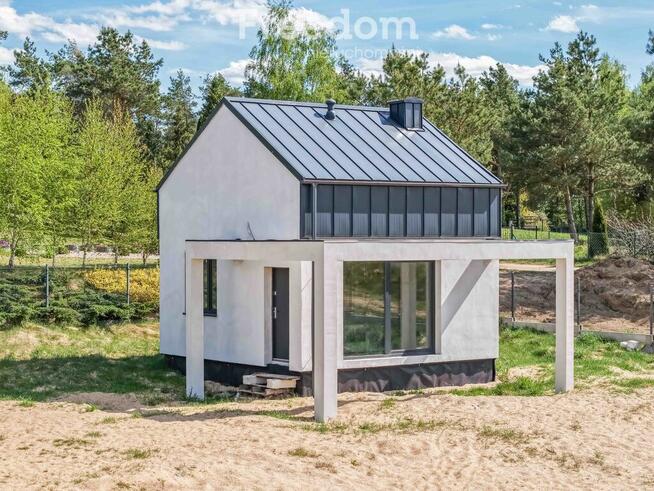 4 domki letniskowe, działka 2133m2, Kaszuby