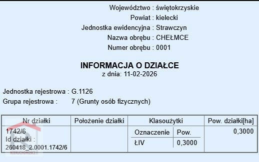 37 zł/m.kw., 10km od Kielc