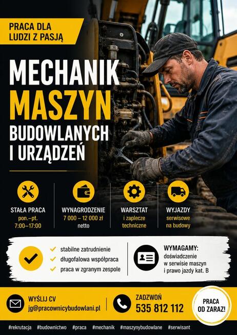 Mechanik Maszyn Budowlanych (m/k)