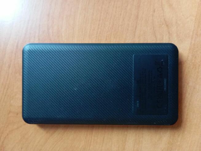 Powerbank 10000mAh USB-C 2xUSB 15W z kablem