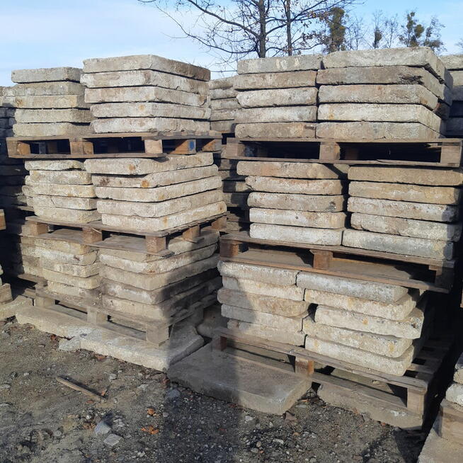 Płyty betonowe zbrojone 70x50x8 używane bez ubytków