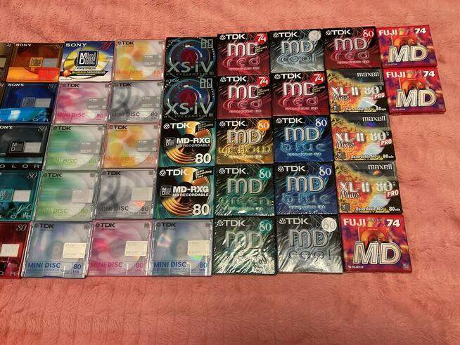 Mini disc dyskietki 47 sztuk