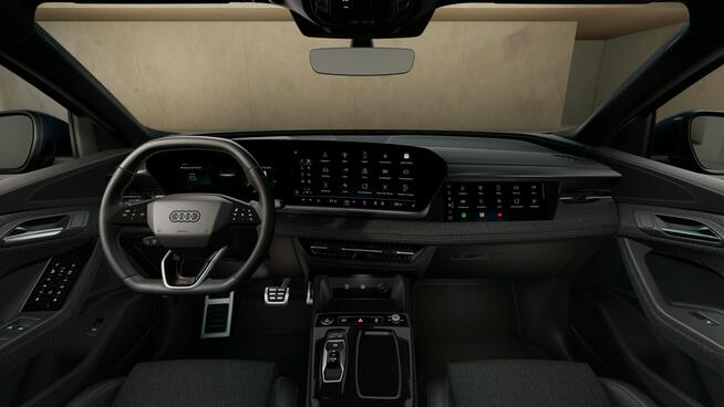 Audi Q6 e-tron MatrixLED_Kamery360_Półskóry_Asystenci_TechPlus_3-strefy_CarPlay_FV23%