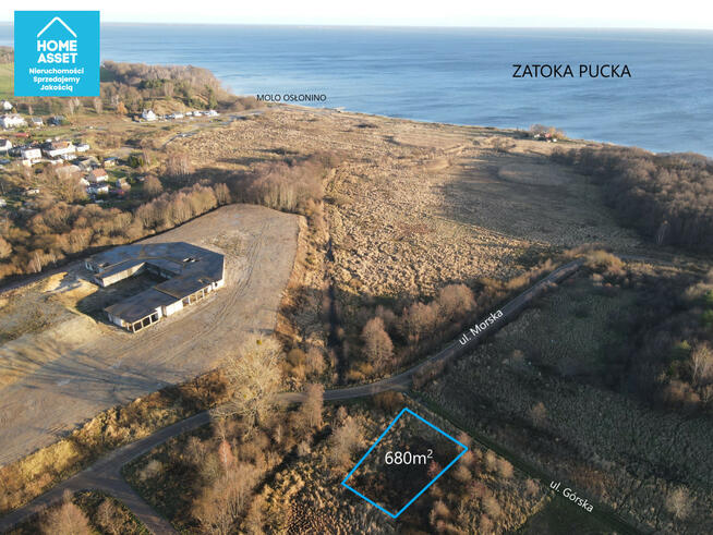 Działka budowlana Osłonino gm. Puck, Górska