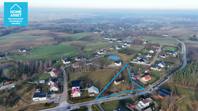 Działka budowlana Milwino gm. Luzino, Wejherowska
