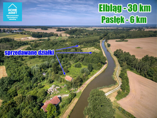 Działka inwestycyjna Krasin gm. Pasłęk,