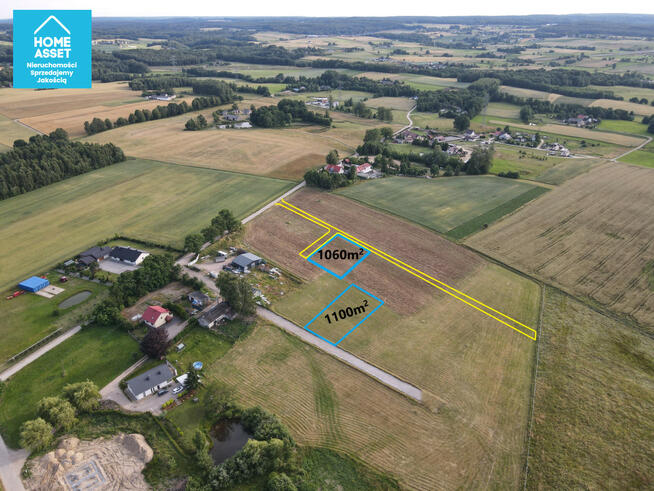 Działka budowlana Robakowo gm. Luzino, Rycerska