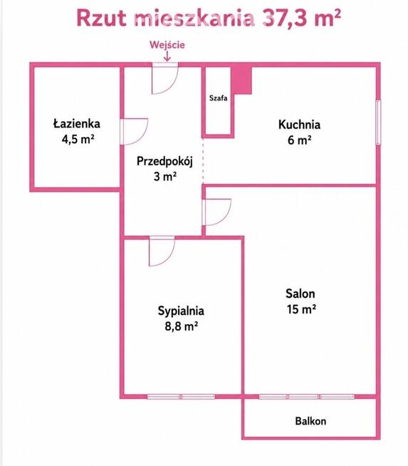Ustawne 2 pokoje 37m2 na Kalinowszczyźnie