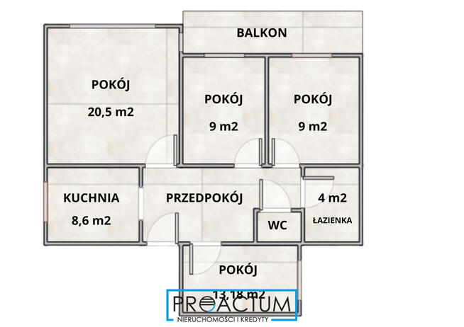 Centrum Torunia! 4 pokoje! Garaż! Balkon!