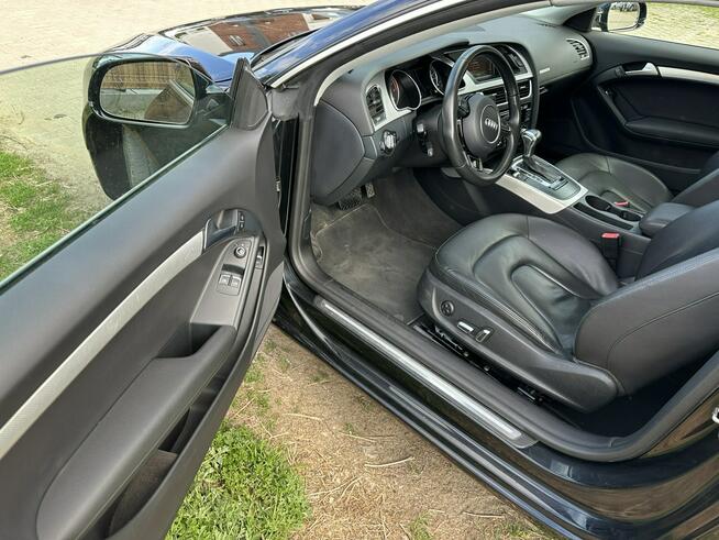 Audi A5 224KM, coupe, quattro, automat, skóry, symboliczny przebieg, jak nowy