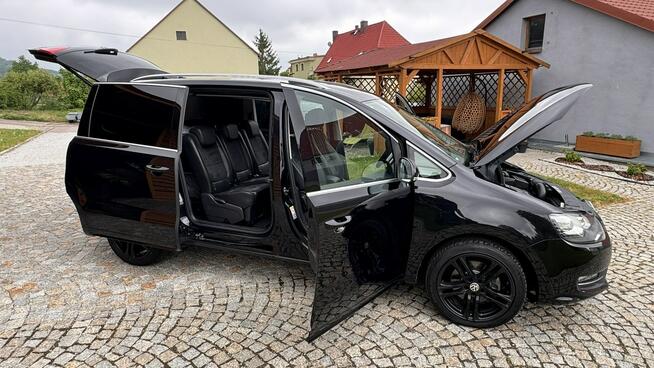 Volkswagen Sharan 2.0TDI 140KM z Niemiec, EL. KLAPA i DRZWI, Alcantara, Navi, Webasto!