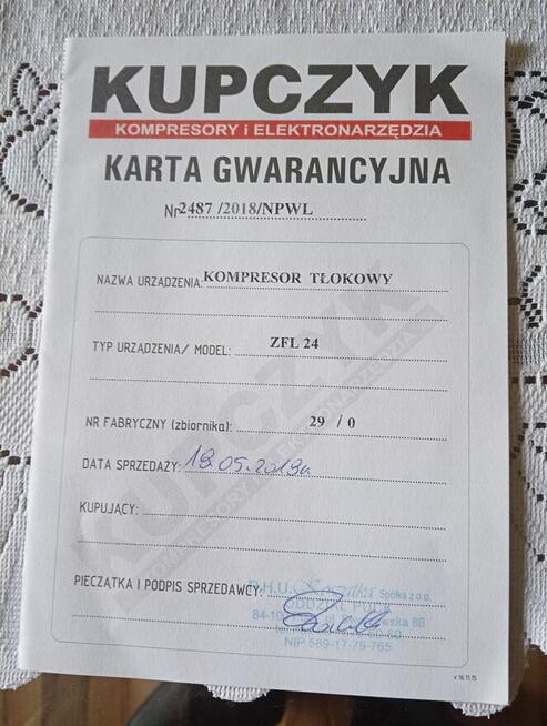 Sprzedam sprężarkę