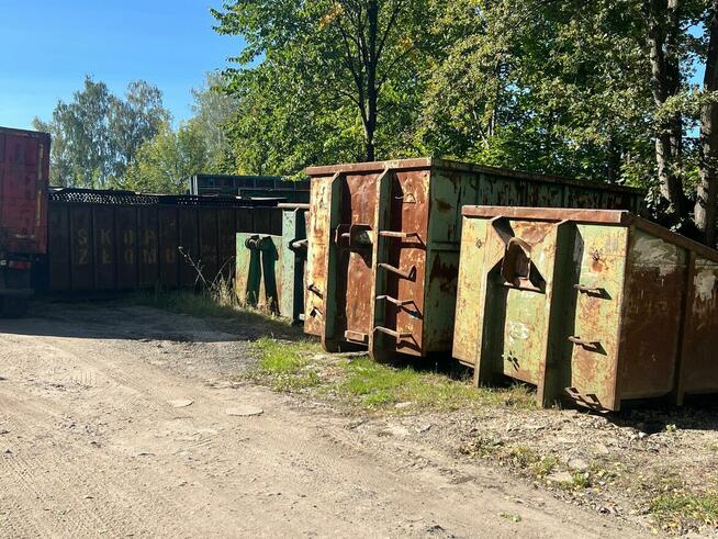 Kontenery do złomu gruzu odpadów, do hakowca