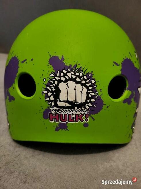 Kask Sportowy Avengers HULK - Norma EN 1078 (M) 52-56cm