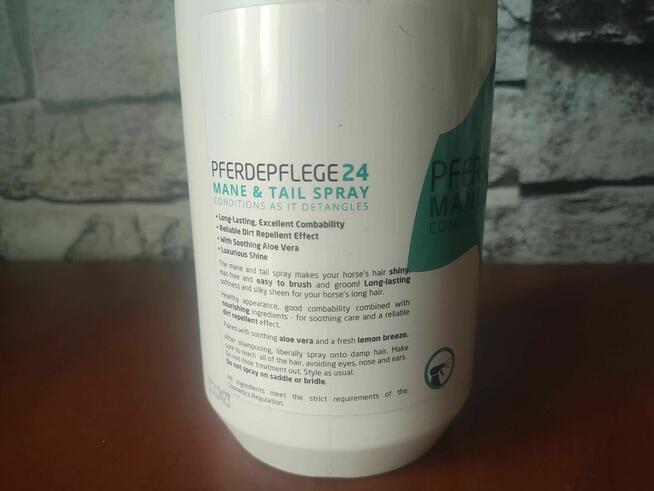 Spray do grzywy ogona Konia dla Koni Odżywkado pielęgnacji