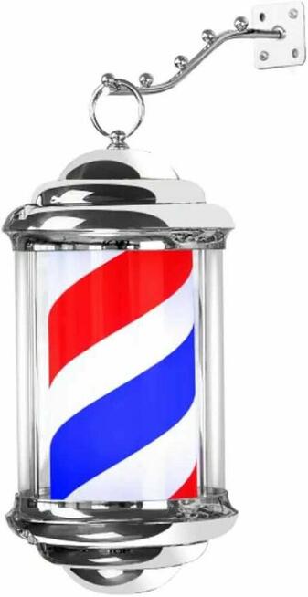 Obrotowy Słup fryzjerski dla fryzjer Barbera Plafon lampa
