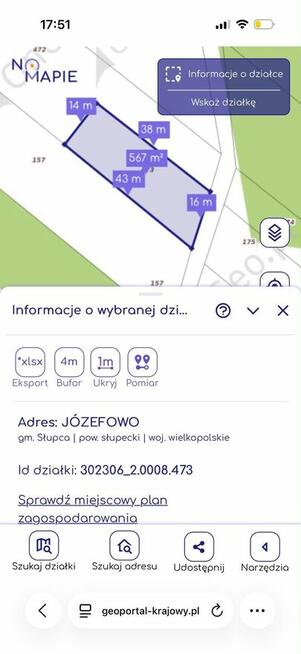 NA SPRZEDAŻ DZIAŁKA JÓZEFOWO POW SŁUPECKI