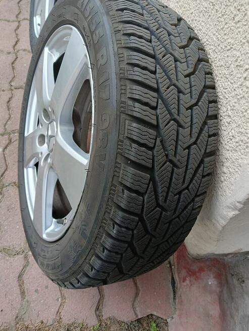 Koła zimowe 17 5x112 opony 215/55R 17 Mercedes B,A klasa iC