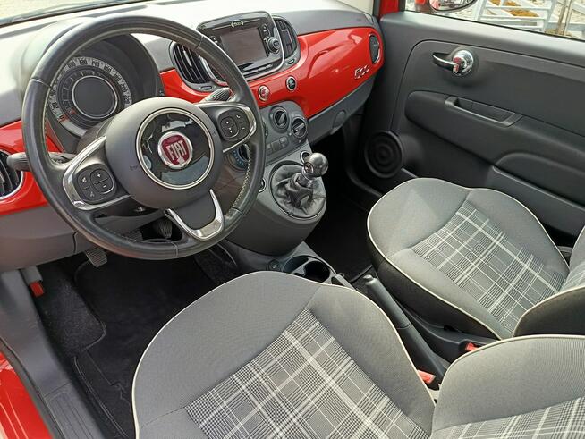 Fiat 500 Lounge 1.2 69KM, serwisowany, panorama, VAT23%