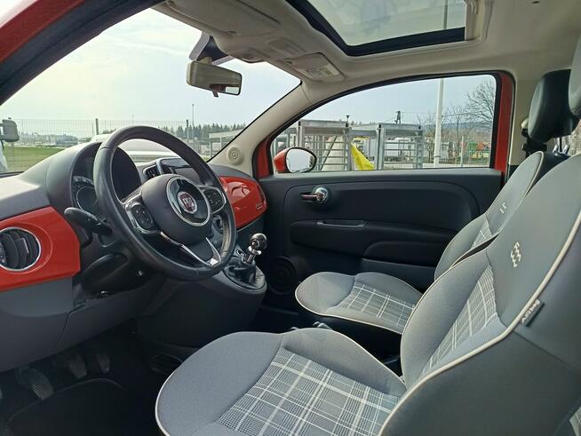 Fiat 500 Lounge 1.2 69KM, serwisowany, panorama, VAT23%