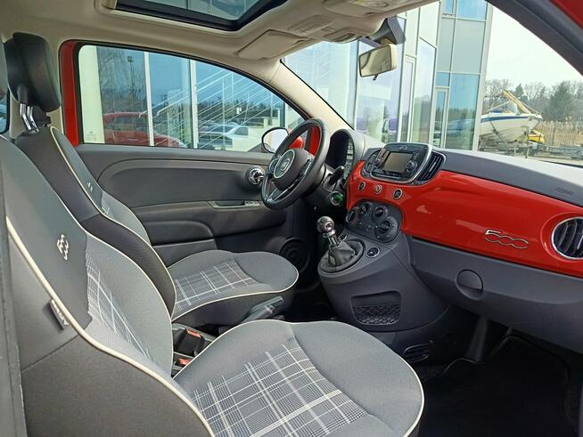 Fiat 500 Lounge 1.2 69KM, serwisowany, panorama, VAT23%
