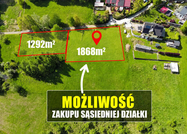Widokowa działka budowlana Żywiec Sporysz