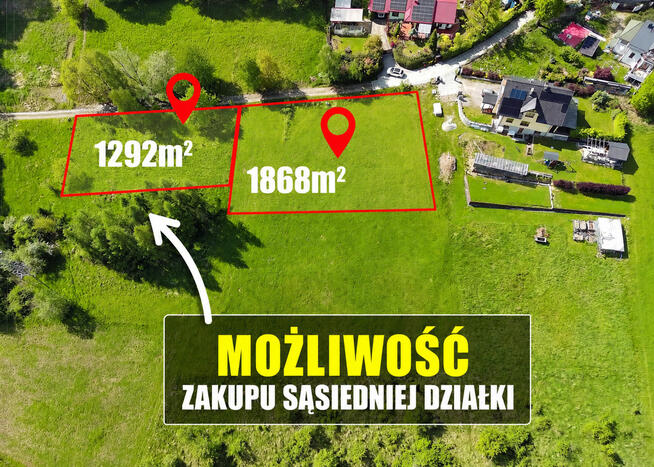 Widokowa działka budowlana - Sporysz