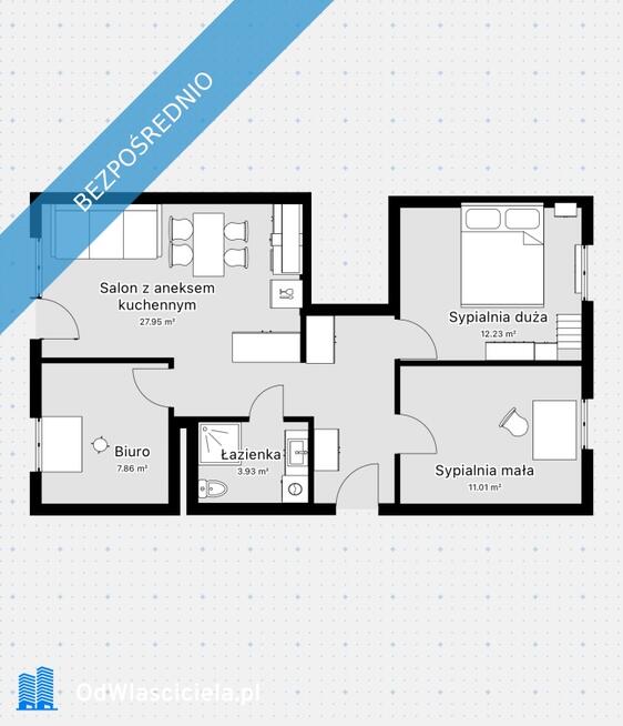4 pokoje 66 m² | BEZPOŚREDNIO | Wysoki standard | Ulica Stefanika | Ekspozycja Południowa | Parking