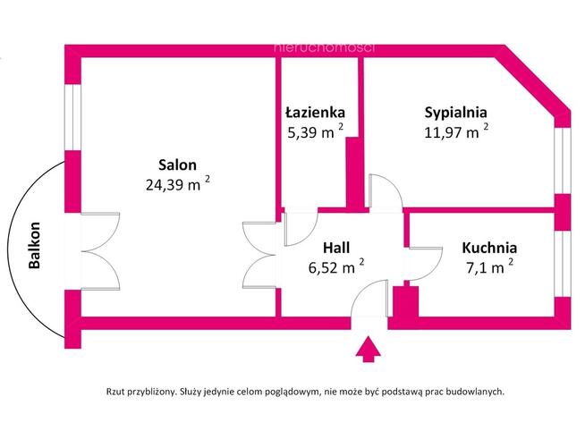 Na sprzedaż mieszkanie 55 m2, garaż w cenie